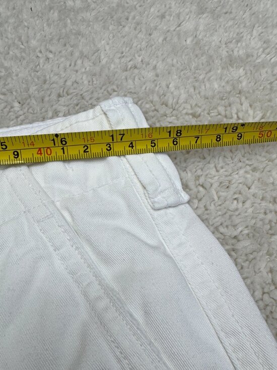 NWT Polo Ralph Lauren Men's Relaxed Fit Cotton White Cargo Shorts, Size 34 - Picture 8 of 10